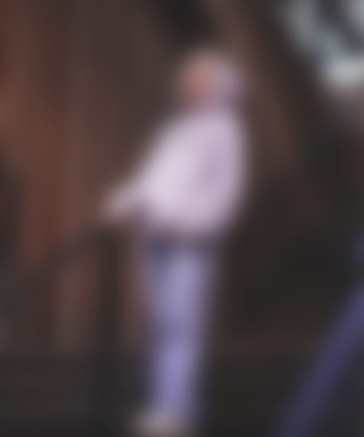 Mom Jeans In Purple Overdye